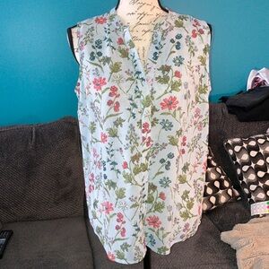 🎉4 for $20 Preswick & Moore Sleeveless Button Down Blouse, Small